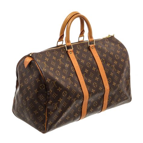 used louis vuitton keepall|the real Lv bag.